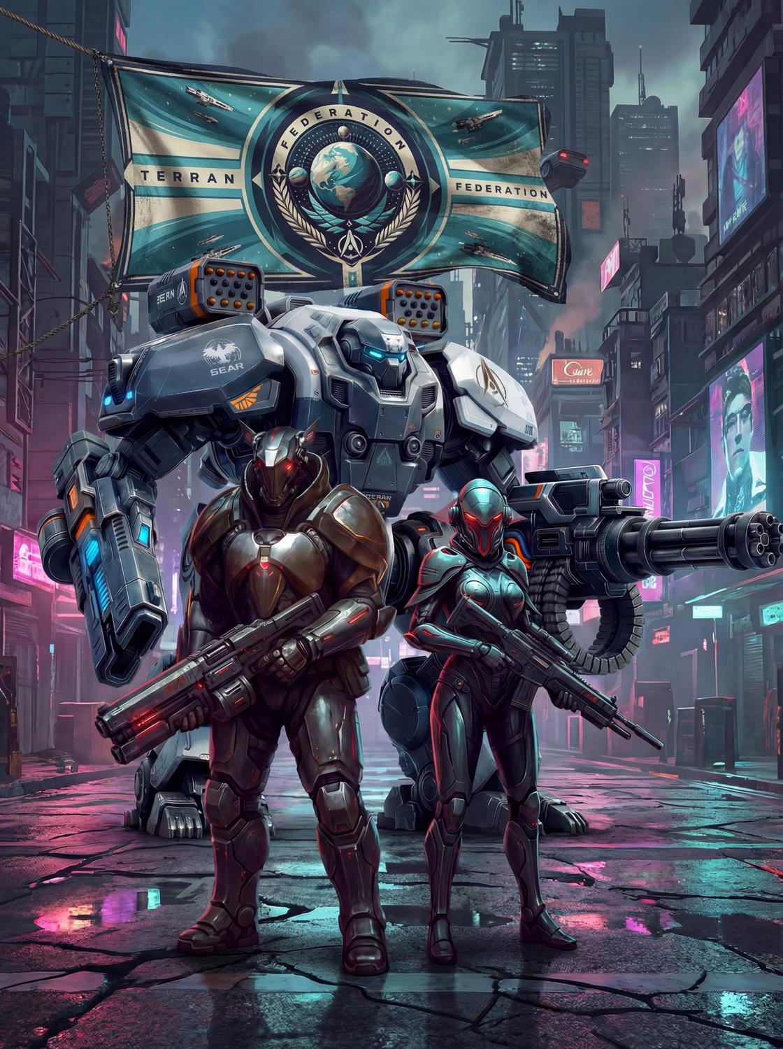 Terran Federation campaign banner 2